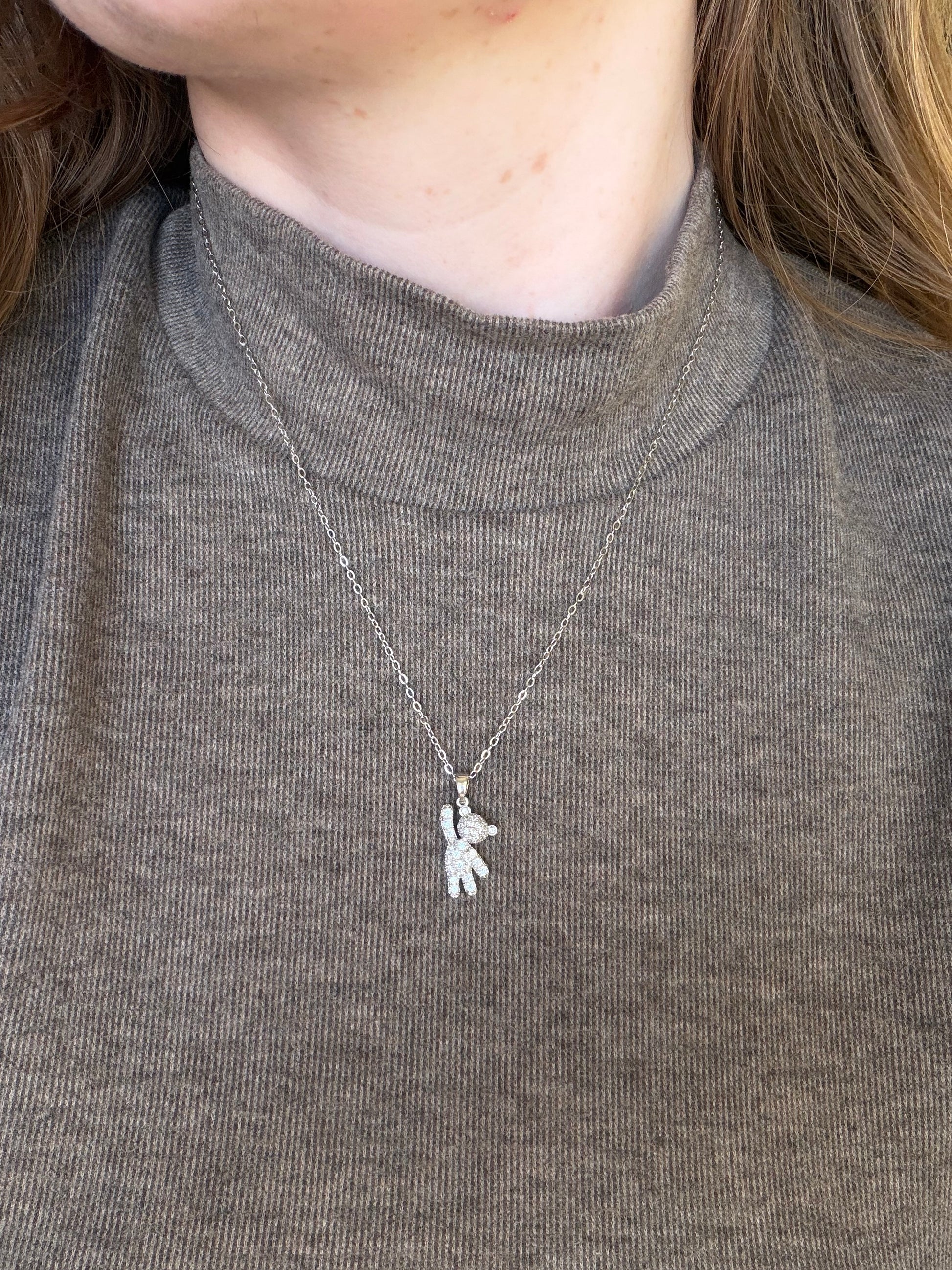 Collier Helen argenté