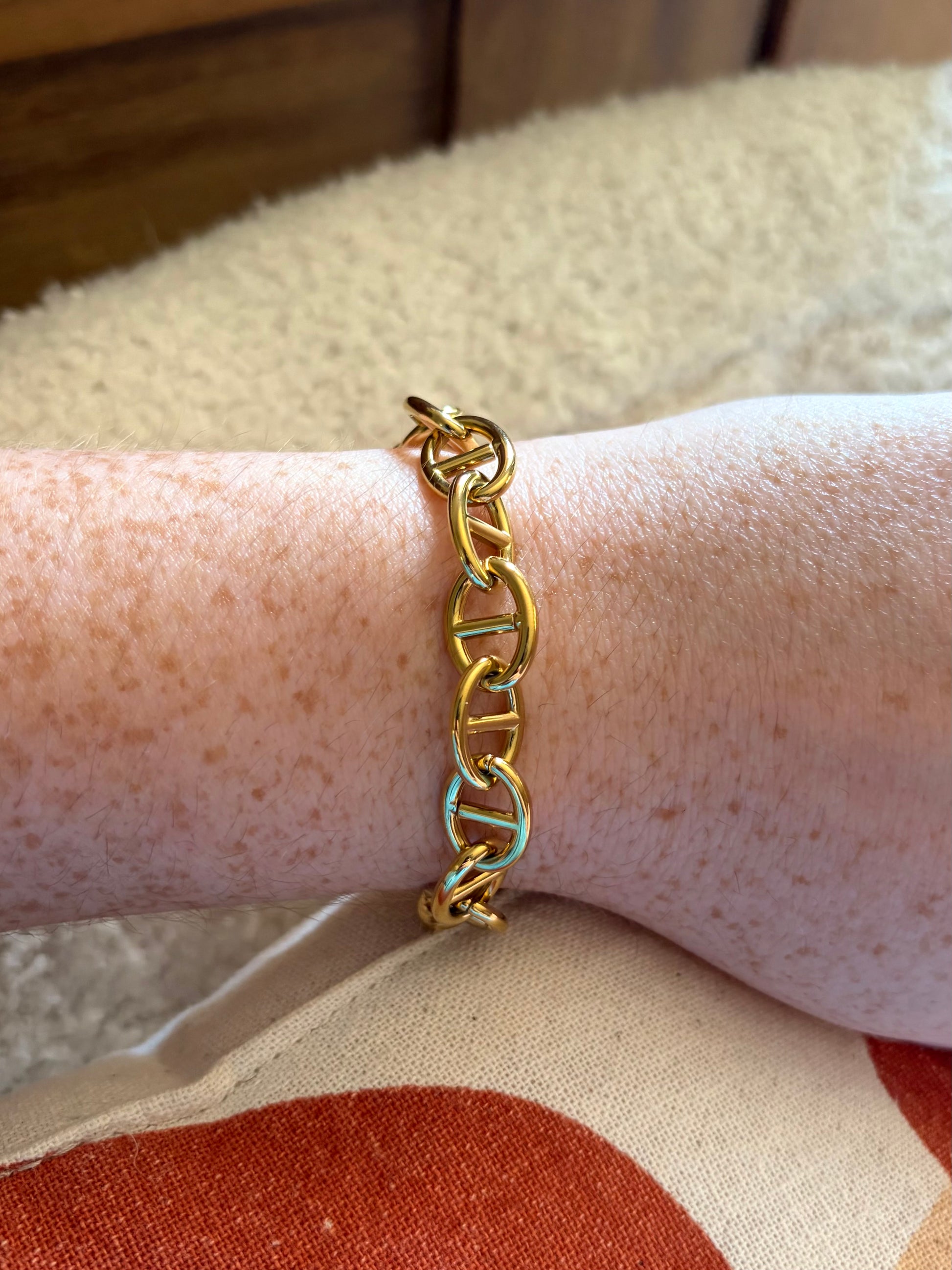 Bracelet Côme doré