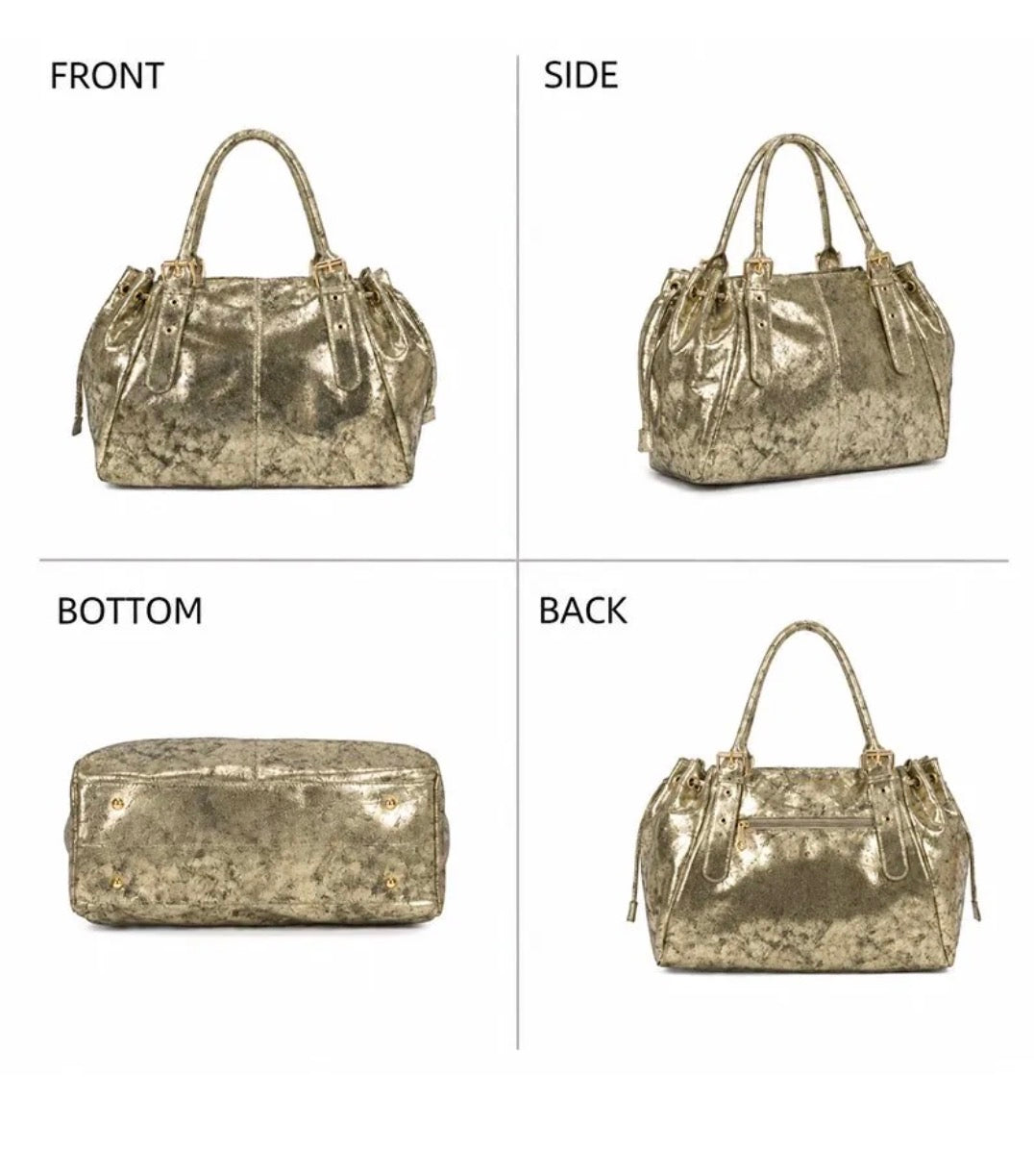 Grand sac Sasha argenté