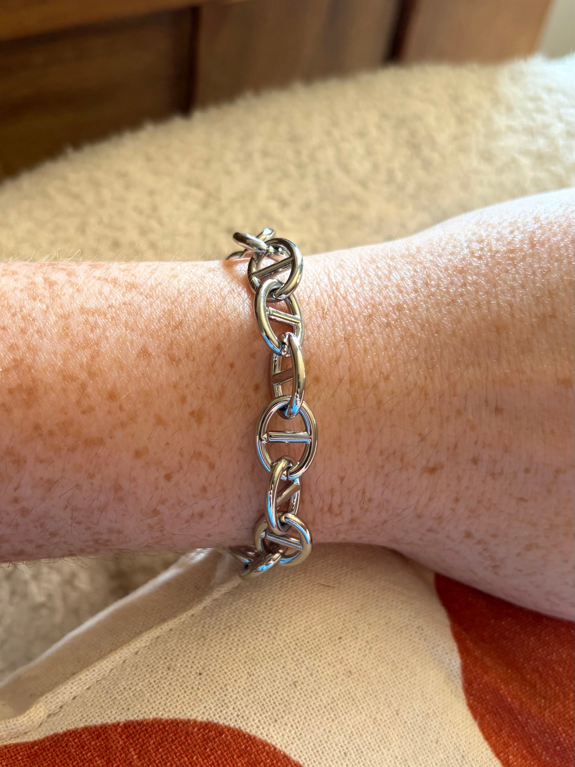 Bracelet Côme argenté