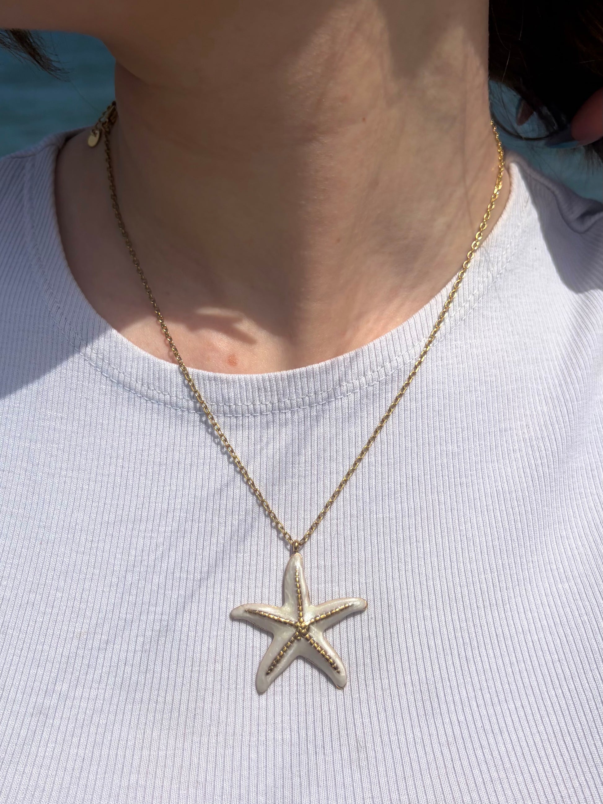 Collier blanc Riviera
