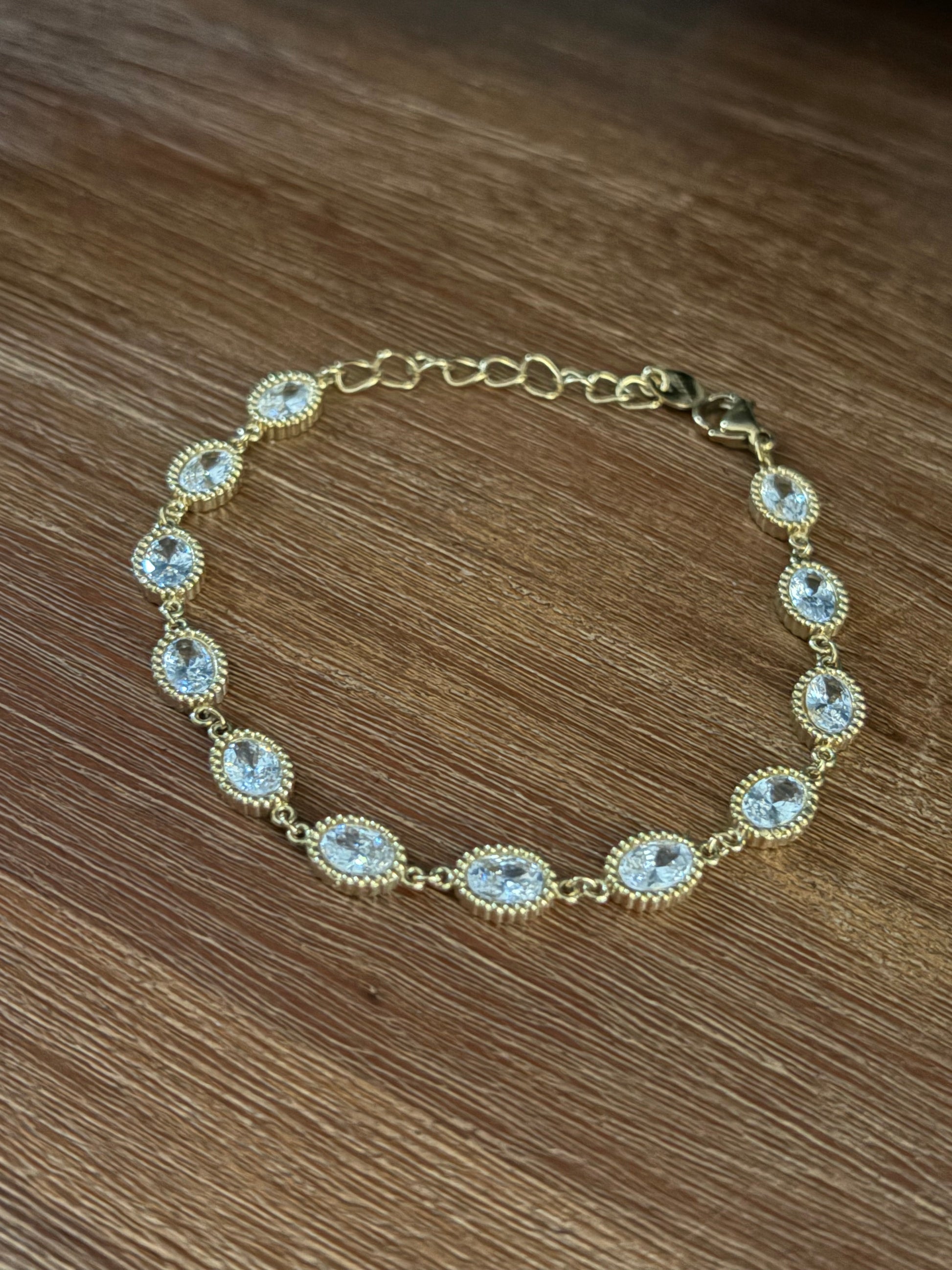 Bracelet rivière de diamant