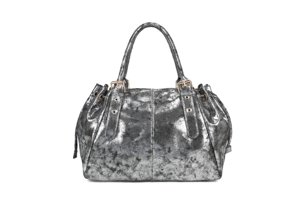 Grand sac Sasha argenté