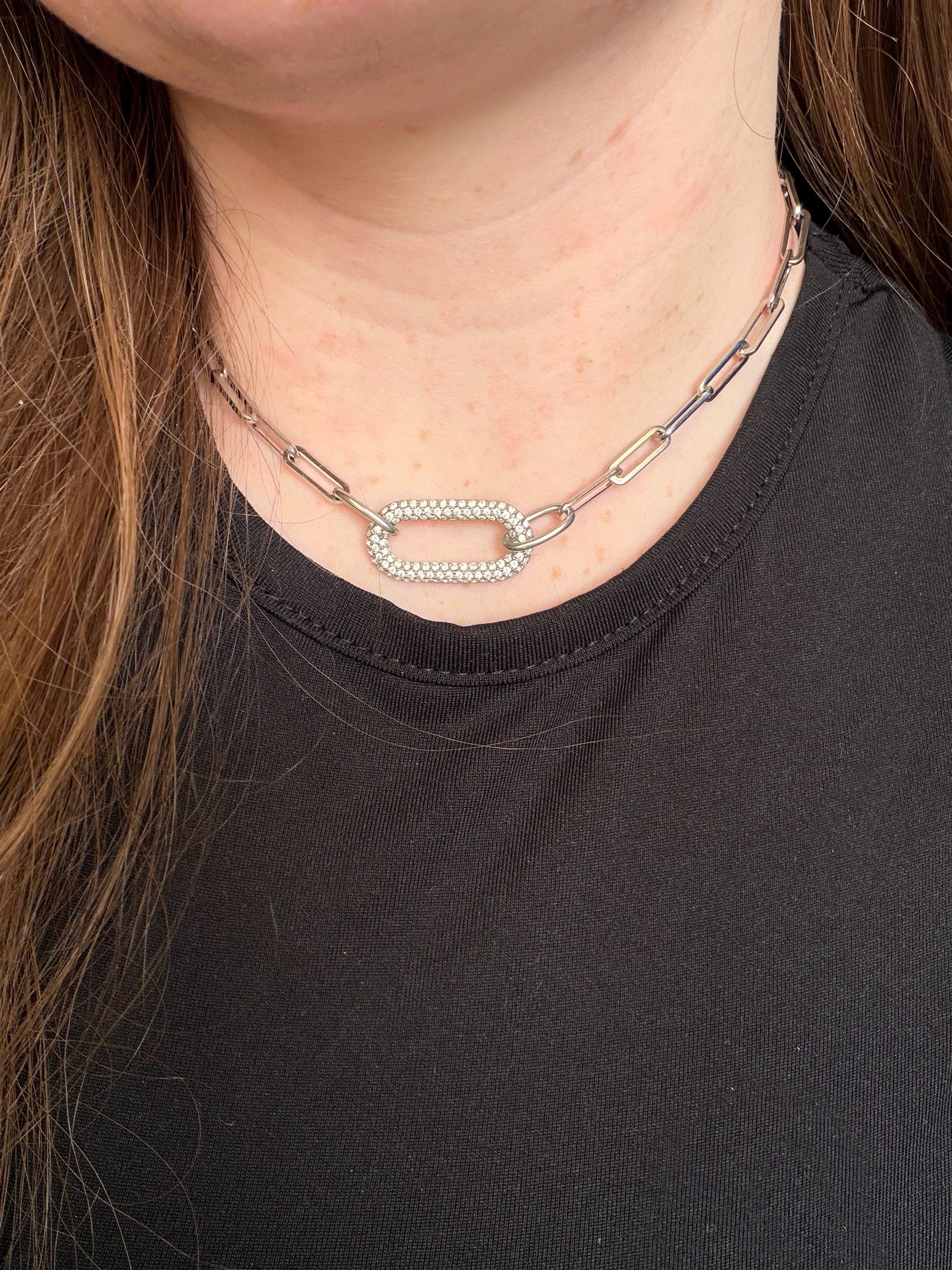 Collier kynthia argenté